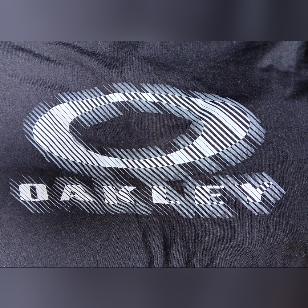 Oakley Black and White Graphic Tee